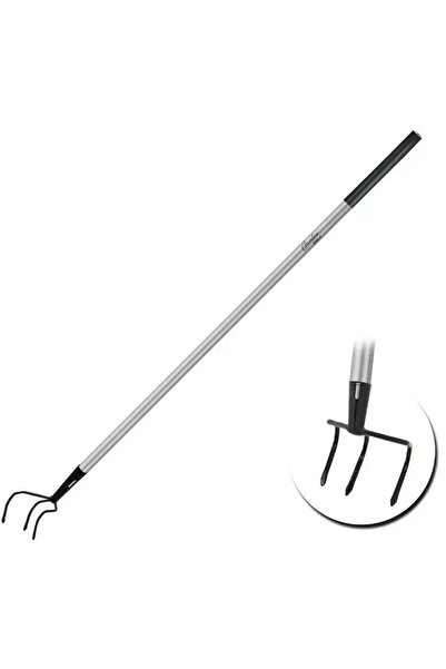 DEDRA EXIM Cutivator cu trei dinti cu coadДѓ din metal pentru grДѓdinДѓ, 128cm