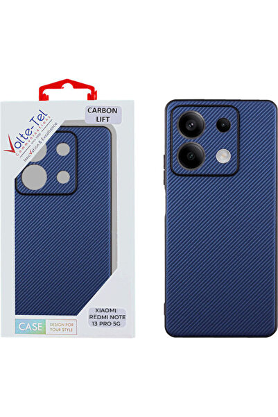 Other Volte-Tel Carbon Lift Back Cover Silicone Blue (Redmi Note 13 Pro 5G / ...