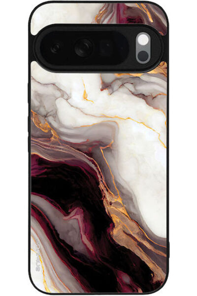 Other Θήκη Σειράς Sonique Marble για Google Pixel 10 Pro XL 5G Μπορντό