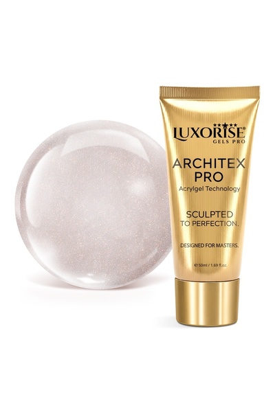 LUXORISE Polygel ARCHITEX PRO - Colecția Divine Sheen, Soft Prosecco, 50ml