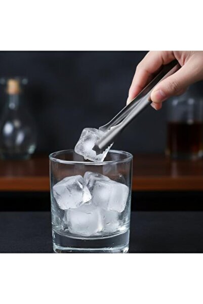 Yıldızan Nzr Beautestore Metal 16 cm Ice and Candy Tongs |   Serrated Profess...