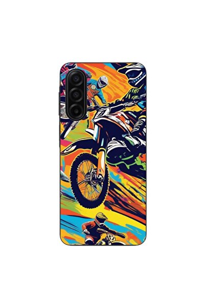 OEM Husa compatibila cu Samsung Galaxy A17 Silicon Gel Tpu Model Motocross Po...