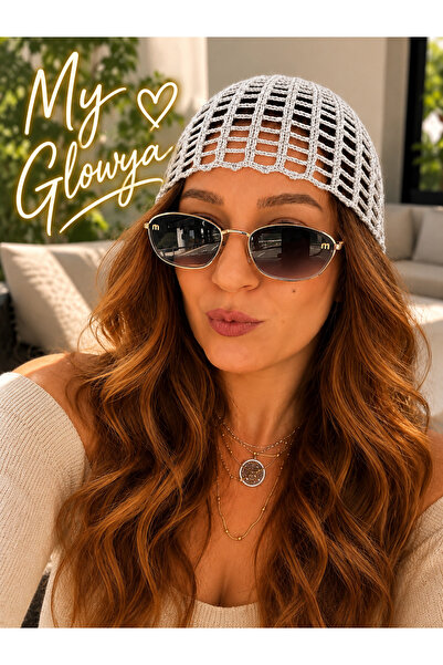 My Glowya Glittery Mesh Beanie