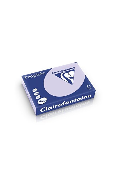 Clairefontaine А4 картон 160 гр/м² пастелен цвят 250 листа/кутия лилав