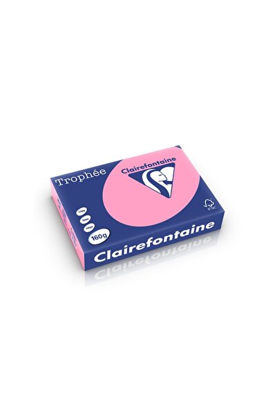 Clairefontaine Χαρτόνι Α4 160 γρ./τ.μ. απαλό χρώμα 250 φύλλα/κουτί τριανταφυλλί