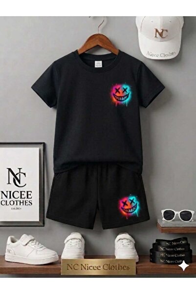 NC Nicee Clothes ΚΑΛΟΚΑΙΡΙΝΟ ΠΑΙΔΙΚΟ ΜΠΛΟΥΖΑΚΙ ΣΟΡΤΣ UNISEX ( ΠΟΛΥΧΡΩΜΗ ΣΤΑΜΠ...