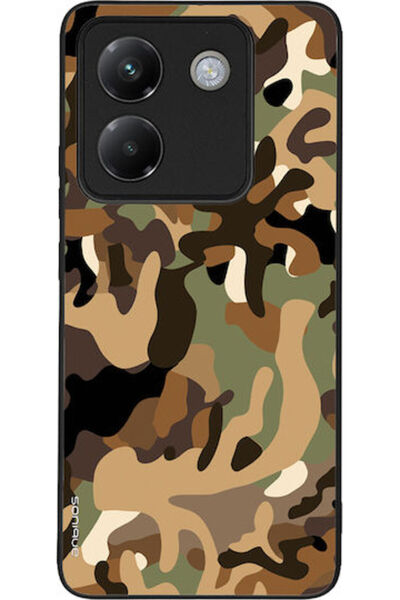 Other Θήκη Sonique Σειρά Στρατιωτικού Καμουφλάζ για Xiaomi Poco M7 Pro 5G Καφέ