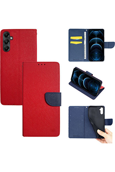 Other Sonique Trend Wallet Synthetic Leather / Silicone Red (Galaxy A05s)