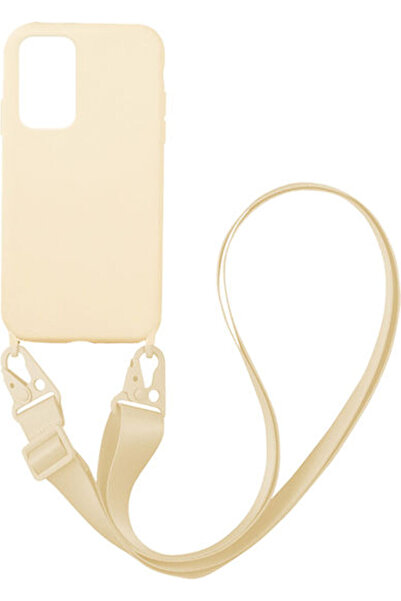Other Sonique Carryhang Υγρή Θήκη Πλάτης Σιλικόνης 0.5mm με Λουράκι Μπεζ (Poc...