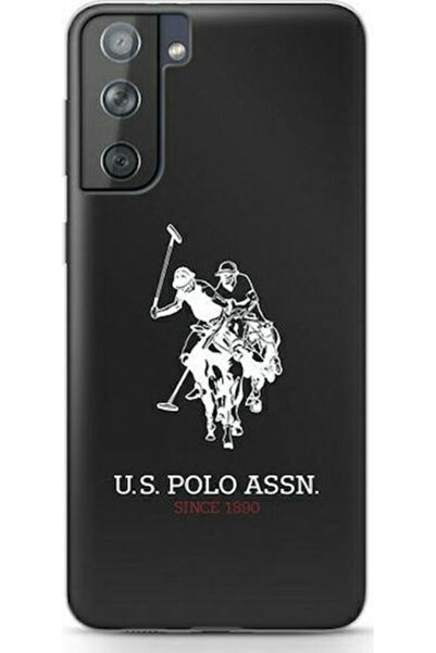 U.S. Polo Assn. Γυαλιστερό Μαύρο Πλαστικό Πίσω Κάλυμμα με Μεγάλο Λογότυπο (Ga...