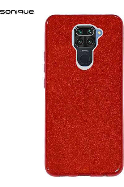 Other Σονίκ Λαμπερή Πίσω Θήκη Σιλικόνης Κόκκινη (Redmi Note 9)