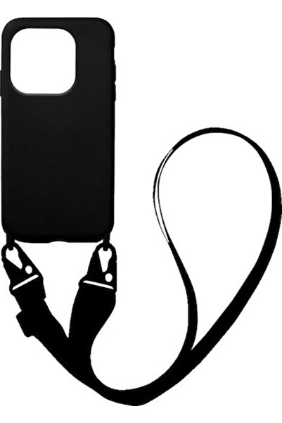 Other Sonique CarryHang Υγρή Θήκη Πλάτης Σιλικόνης 0.5mm με Λουράκι Μαύρο (Re...