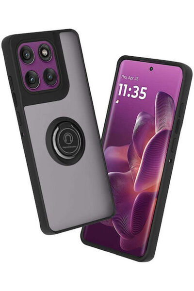 Techsuit Glinth Θήκη Πλάτης Σιλικόνης Μαύρη για Motorola Edge (Motorola Edge ...