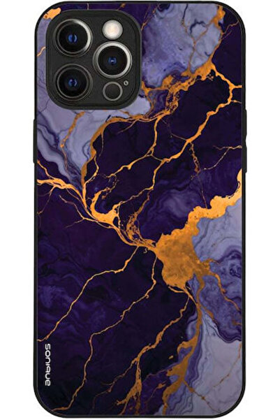 Other Sonique Μαρμάρινη Θήκη για Apple iPhone 12 Pro Max Μωβ