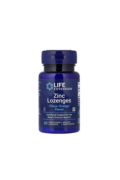 Life Extension Zinc Lozenges Citrus-Orange Flavor 60 capsule -