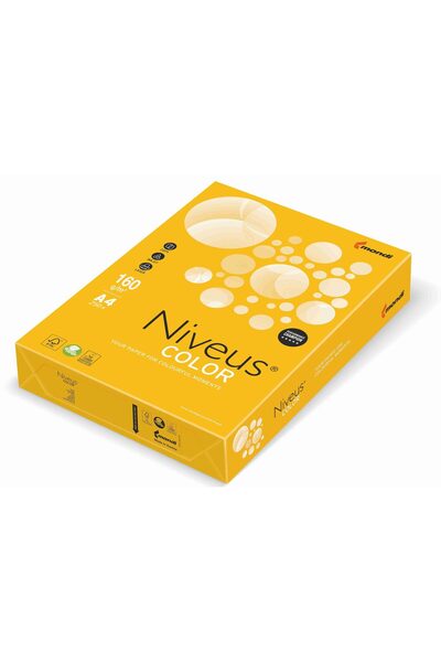 NIVEUS Наситено жълта копирна хартия А4 160гр 250 листа SY40