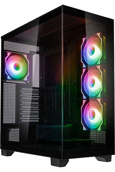 Kolink Θήκη Υπολογιστή Midi Tower Gaming Unity Arena με Φωτισμό RGB, Μαύρη