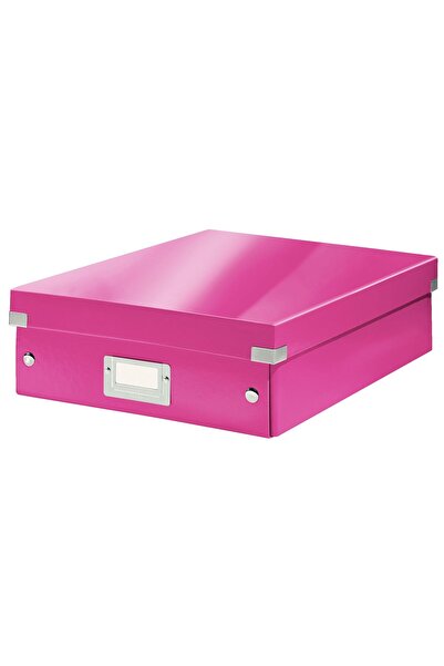 Leitz Cutie organizatoare roz mediu CLICK&STORE