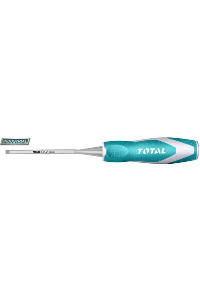 TOTAL Dalta pentru lemn - 6mm - 140mm - Cr-V (INDUSTRIAL)
