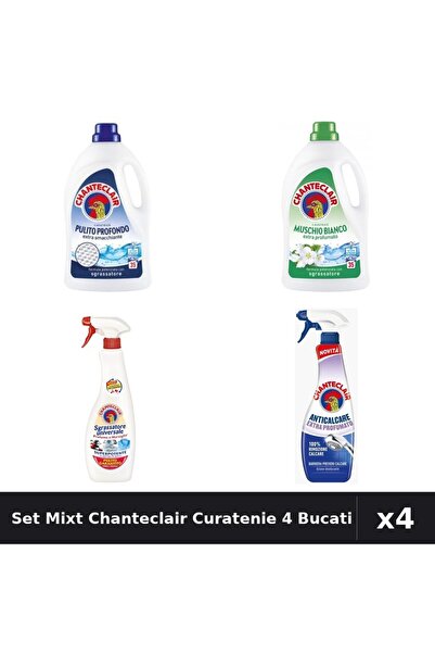 Chanteclair Set 4 Detergent și Degresant 1575ml, 600ml, 625ml - Curatare Prof...