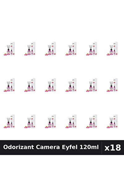 Eyfel Set 18 Odorizant Camera cu Betisoare - Aroma Trandafir, Parfum Intens 1...