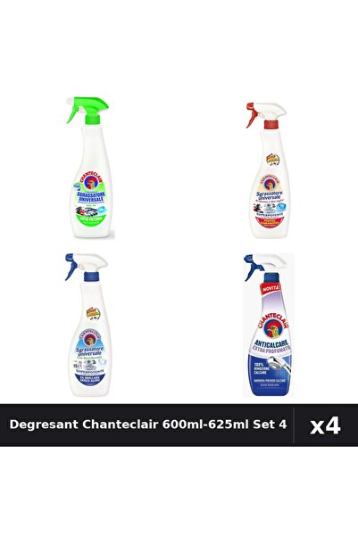 Chanteclair Set 4 Degresant Universal 600ml-625ml - Lămaie, Marseilia, Bicarb...