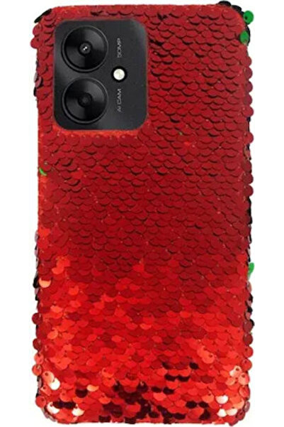 OEM Έντονο Κόκκινο Πίσω Κάλυμμα με Πούλιες (Redmi 13C 4G / Poco C65 4G)