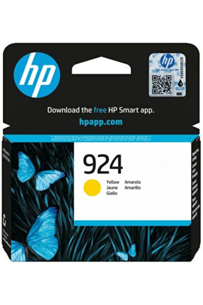HP 924 Γνήσιο Μελάνι Εκτυπωτή InkJet Κίτρινο (4K0U5NE)