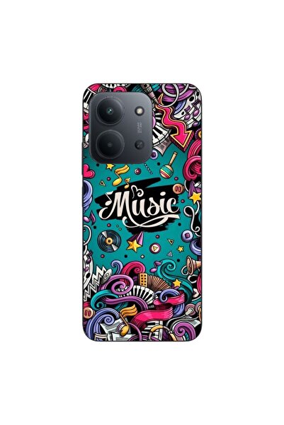 OEM Husa compatibila cu Xiaomi Redmi 15C Silicon Gel Tpu Model Pop Art Music