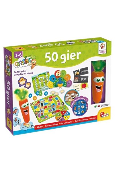Lisciani Giochi Joc de petrecere Carotina 50 de jocuri