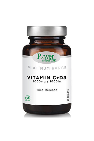Power Health Βιταμίνη C+D3 1000mg/1000IU 30 Κάψουλες