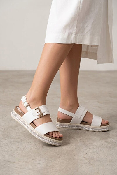 Ewoll Solly Ewol 4124 White Women's Sandals