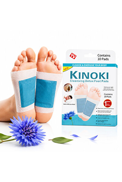 Teno 50 plasturi detox Kinoki, ingrediente, floare albastră, somn, energie, c...