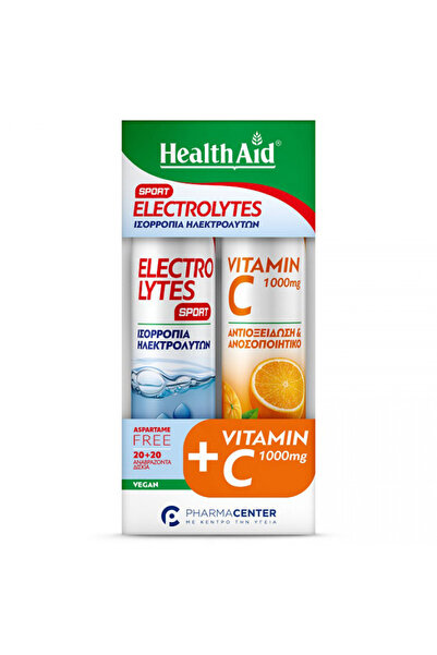 Health Aid Ηλεκτρολύτες Σπορ + Βιταμίνη C Προωθητικό Πακέτο