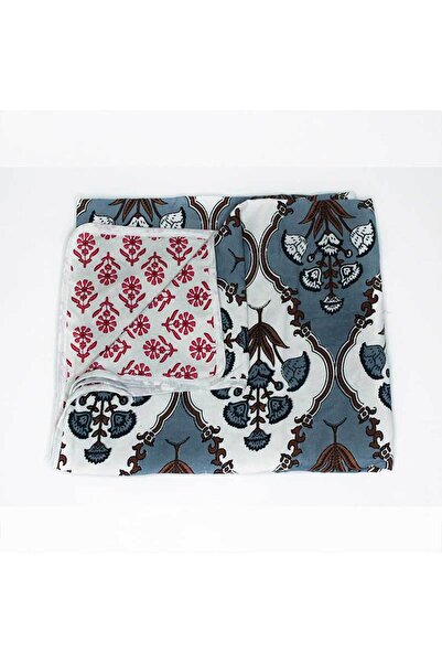 Weswadesi Reversible Baby Dohar – Red and Grey print
