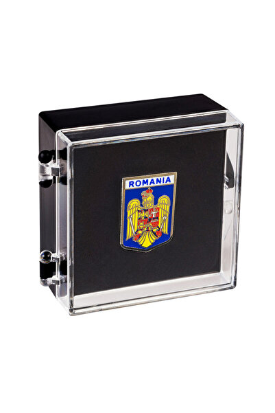 Magnetella Coat of Arms of Romania Badge, MB389