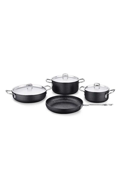 KORKMAZ Doria 7 pcs Granite Cookware Set, A2960