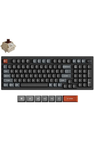 Keychron V5 Ultra 8K V5U-D3 Ασύρματο Μηχανικό Πληκτρολόγιο Gaming 96% με διακ...