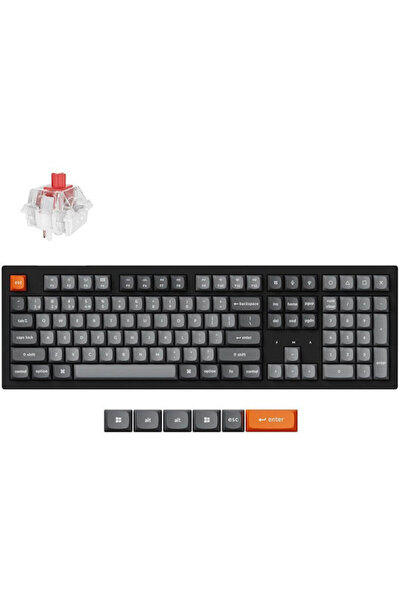 Keychron K10 Max QMK K10M-H1 Ασύρματο Μηχανικό Πληκτρολόγιο Gaming με διακόπτ...