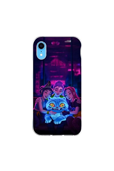 OEM Husa compatibila cu Apple iPhone XR Silicon Gel Tpu Model KPop Demon Hunt...