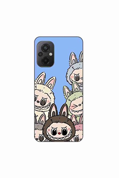 OEM Husa compatibila cu Xiaomi Poco M5 Silicon Gel Tpu Model Labubu Pattern Blue