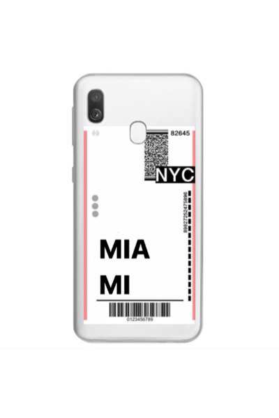 Other Samsung A40 Miami NYC Transparent Silicone TPU Θήκη