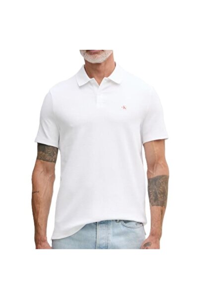 Calvin Klein Tricou polo SS MICRO WAFFLE CLASSIC BADGE PO