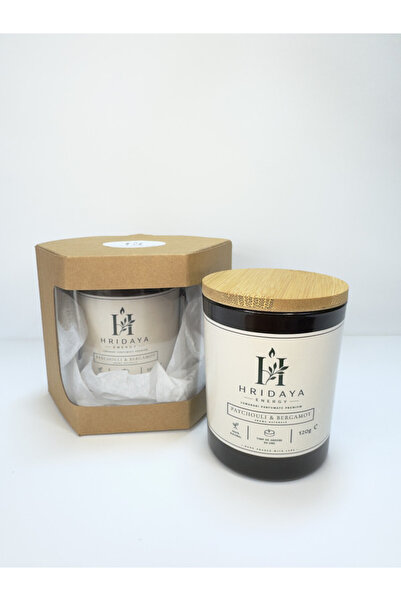 Hridaya Energy Lumanare Naturala Parfumata Soia Hand Made Bergamote&Pachuli ,...