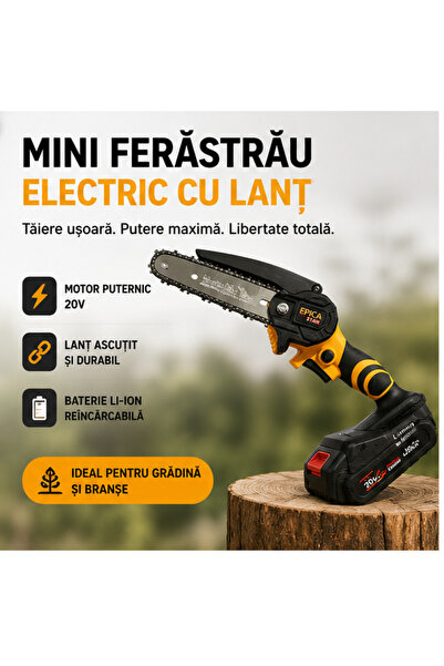 OEM Mini ferăstrău electric cu lanț EPICA Star 20V