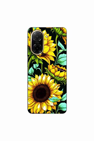 OEM Θήκη συμβατή με Xiaomi Redmi A5 Σιλικόνης Gel TPU με σχέδιο Ηλιοτρόπιο AI