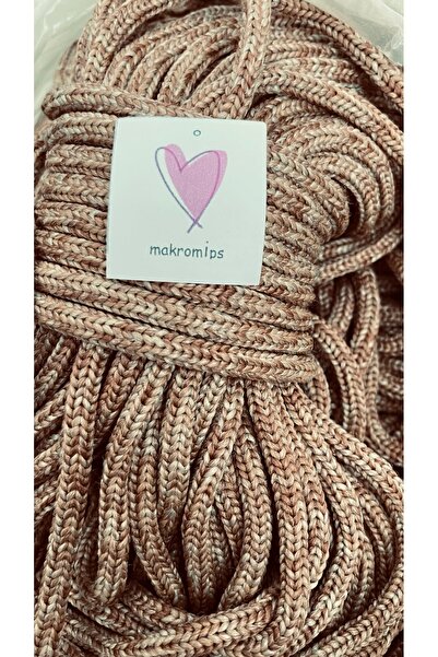 Makromİps Empty Tress Yarn (1 Kilo) Cord Without Filler Macrome Bag Basket Su...
