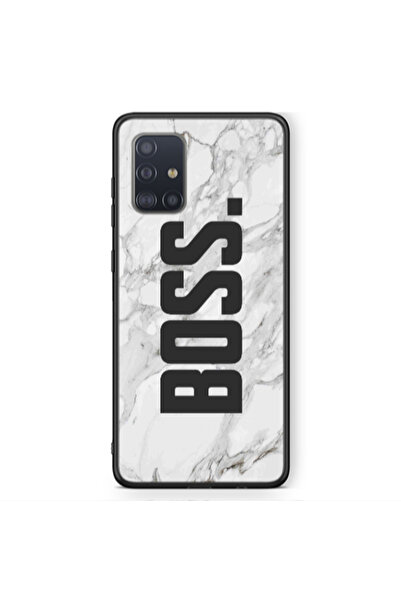 Other Samsung A51 Marble Boss Black Glossy Θήκη