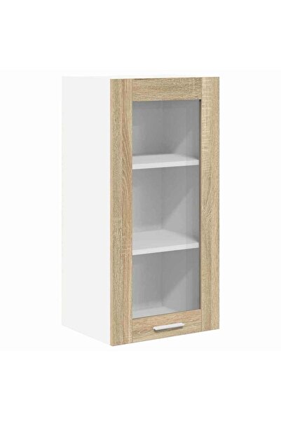 vidaxl Dulap suspendat Stejar Sonoma 40 x 31 x 80 cm Lemn compozit