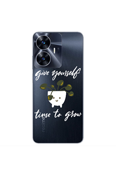Other Realme Note 50 Give Yourself Transparent Silicone TPU Θήκη